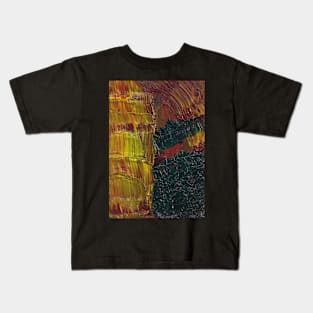 Oil Abstract Texture Art Kids T-Shirt